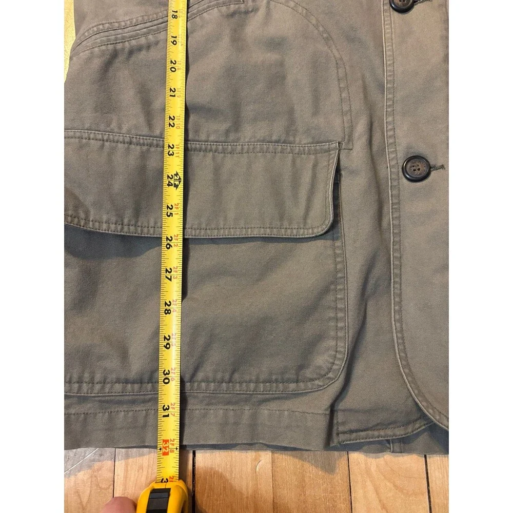 Northeast outfitters chore barn jacket coat khaki tan removable liner S
